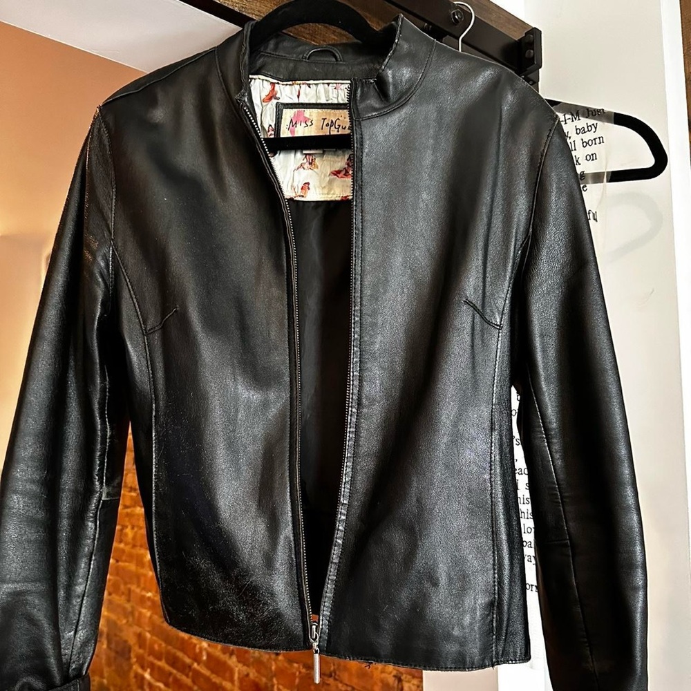 Miss Top Gun Women’s Leather Jacket